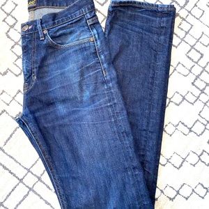 Lee Men’s W28 L34 Dark Blue Jeans